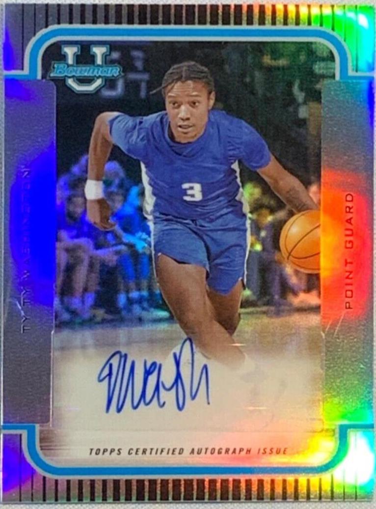 Ty Ty Washington [Green Refractor] #BCPA-TW