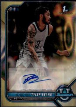 Tyler Beard [Gold Lava Refractor] #BCPA-TBE