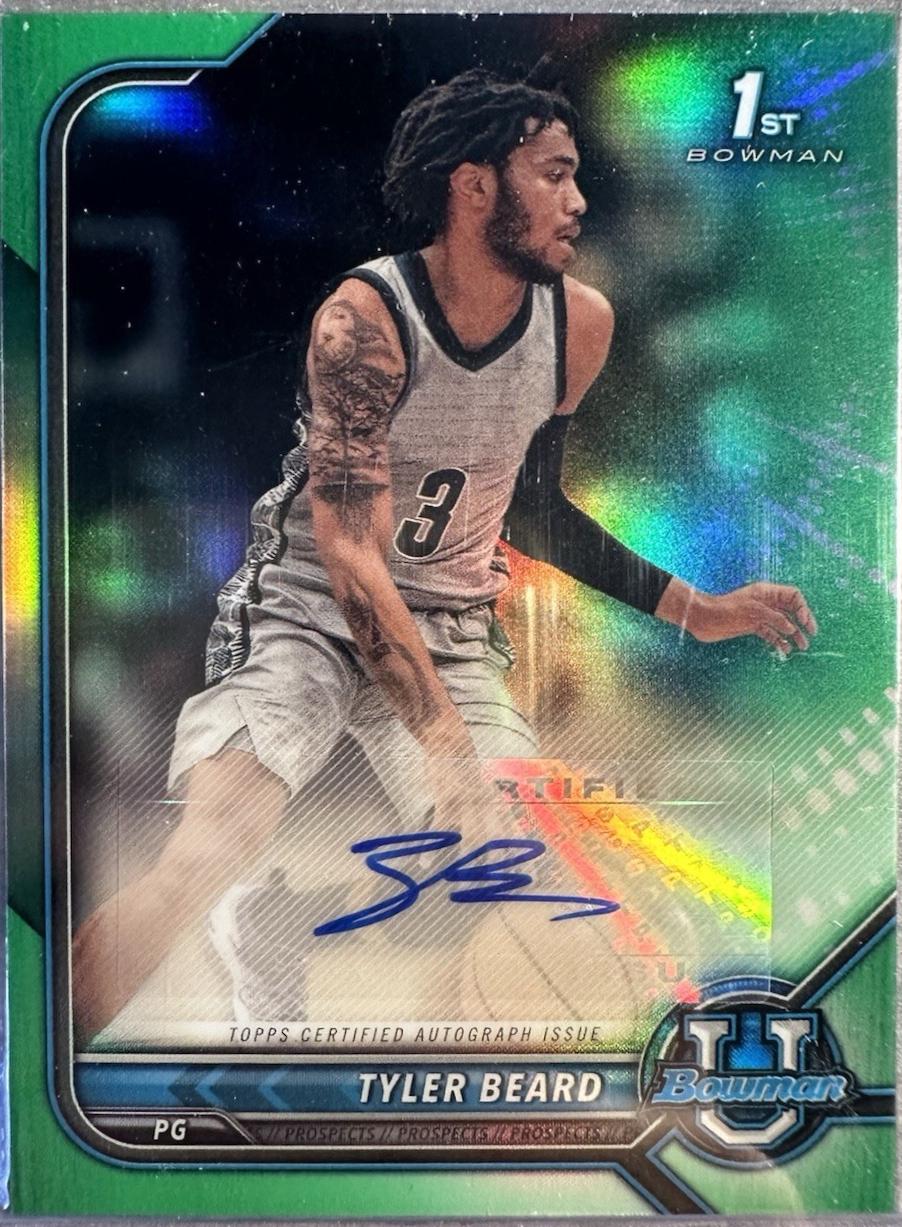 Tyler Beard [Green Refractor] #BCPA-TBE