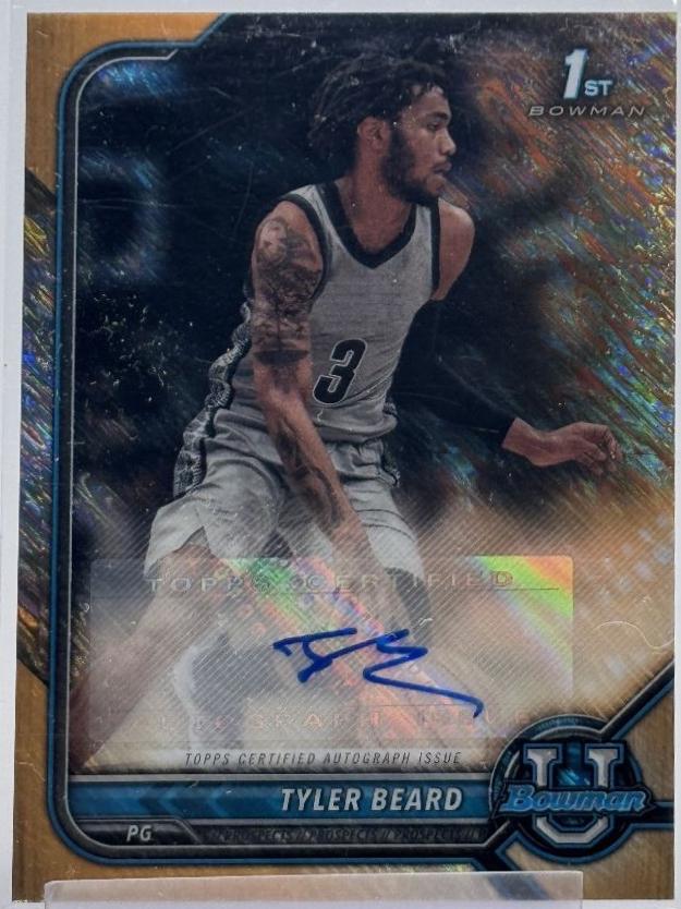 Tyler Beard [Orange Refractor] #BCPA-TBE