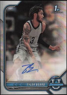 Tyler Beard [Orange Shimmer Refractor] #BCPA-TBE