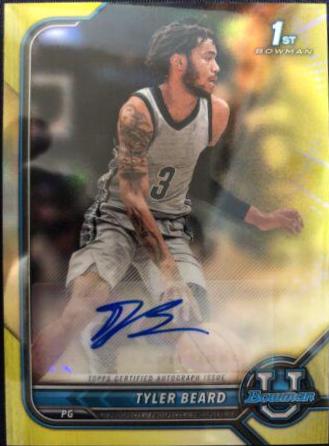 Tyler Beard [Yellow Refractor] #BCPA-TBE