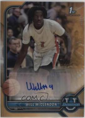 Will McClendon [Orange Refractor] #BCPA-WM