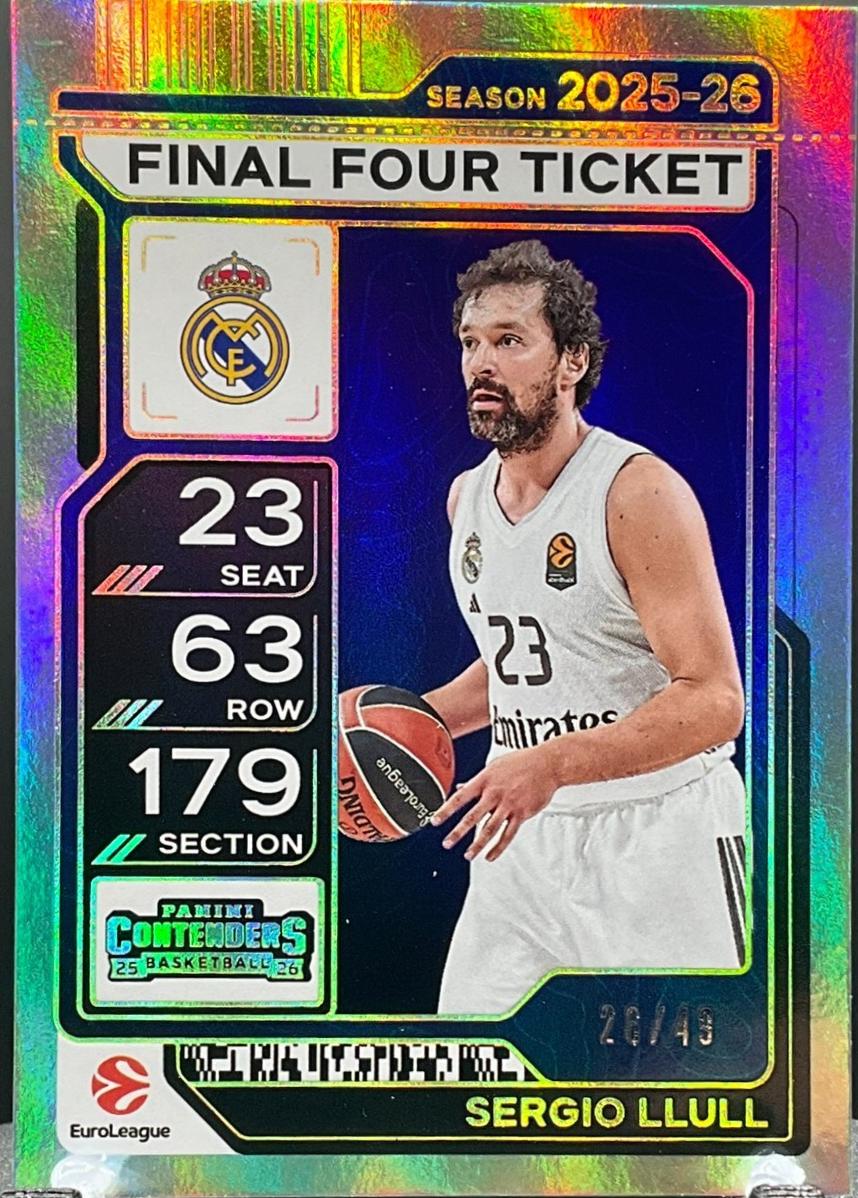 Sergio Llull [Final Four Ticket] #12