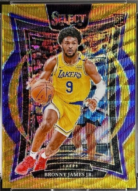 Bronny James Jr. [Gold Wave Prizm] #90