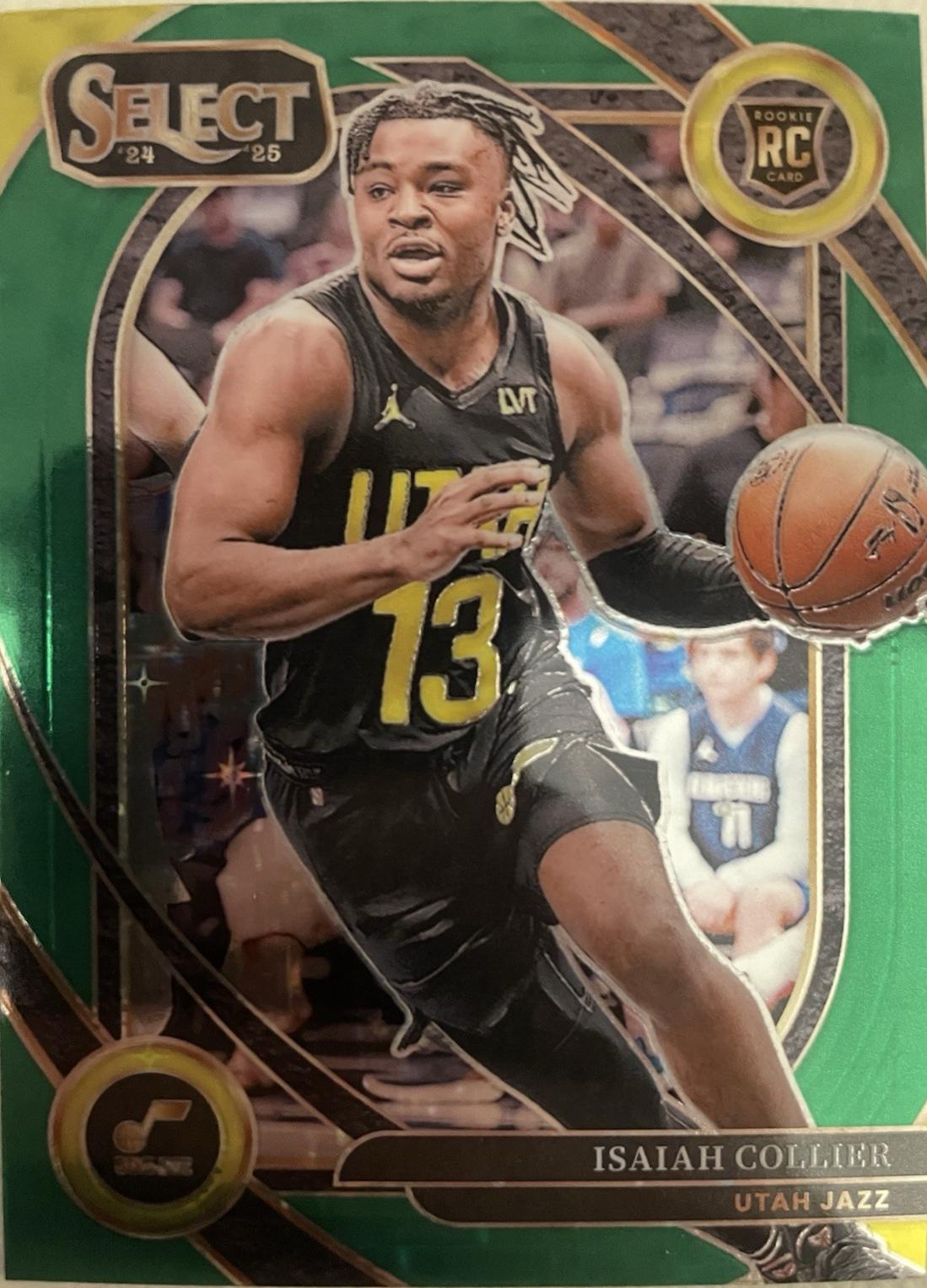 Isaiah Collier [Green Stars Prizm] #279