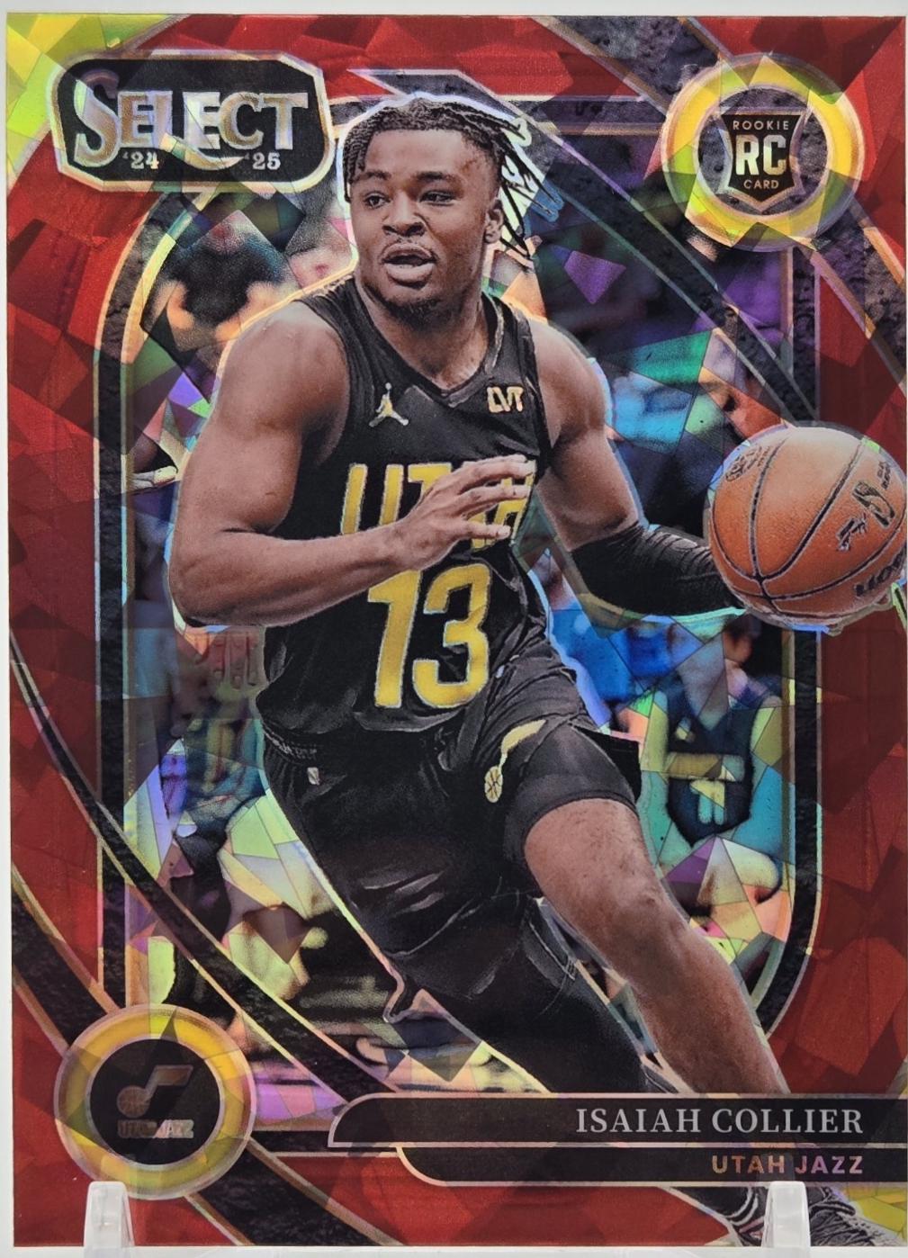 Isaiah Collier [Red Cracked Ice Prizm] #279
