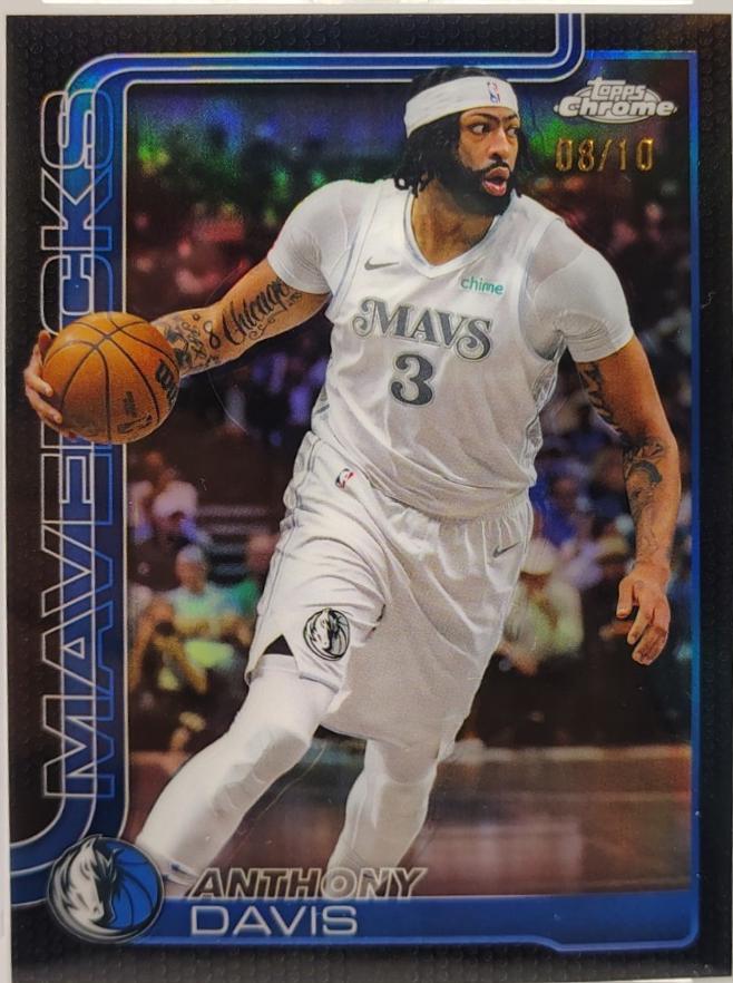 Anthony Davis [Black Basketball Refractor] #96