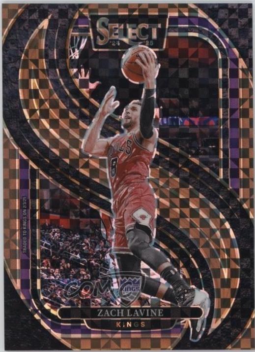 Zach LaVine [Bronze Checker Prizm] #115