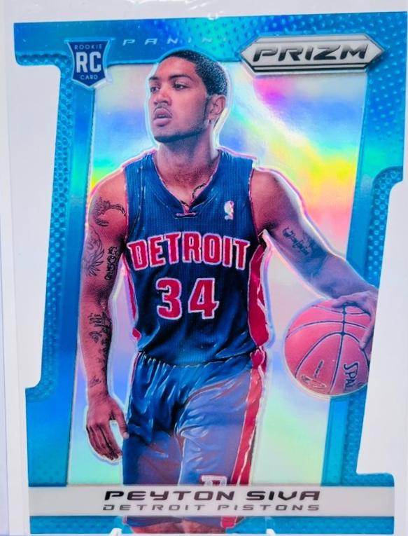 Peyton Siva [Light Blue Die Cut Prizm] #289