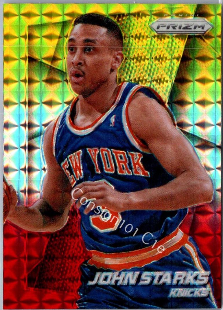 John Starks [Yellow and Red Mosaic Prizm] #241