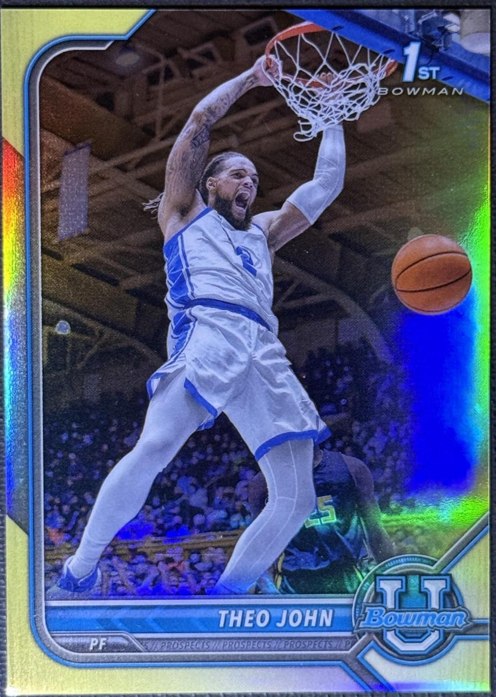 Theo John [Chrome Yellow Refractor] #42