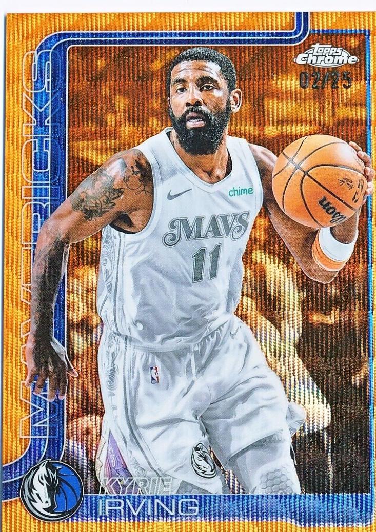 Kyrie Irving [Orange Wave Refractor] #40