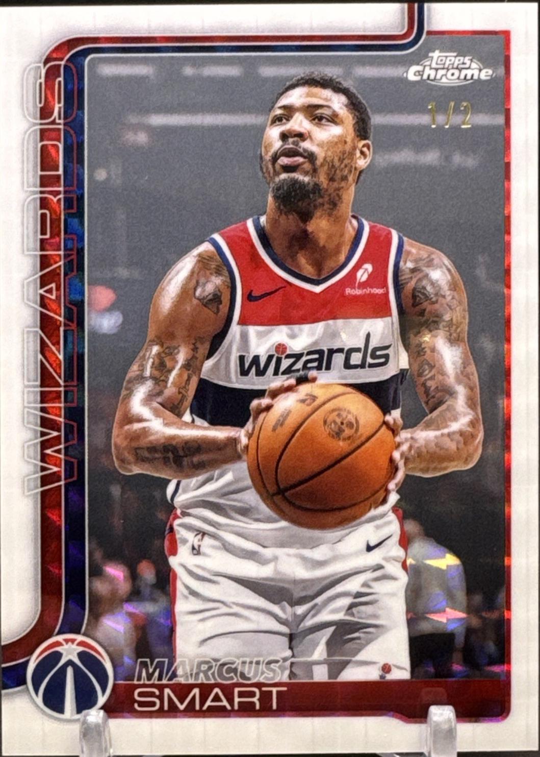Marcus Smart [White Geometric Refractor] #224