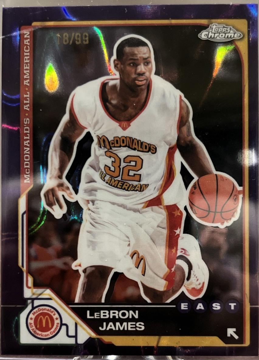 Lebron James [Purple Lava Refractor] #98