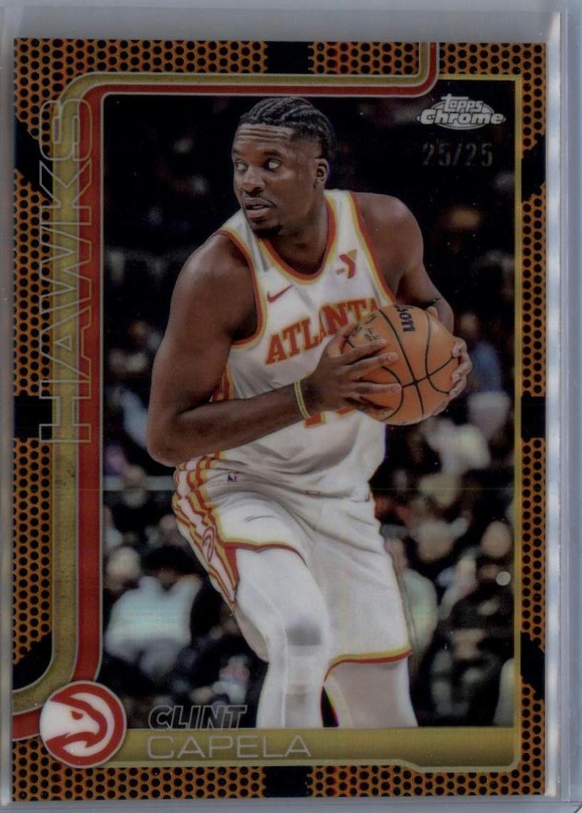Clint Capela [Orange Basketball Refractor] #81