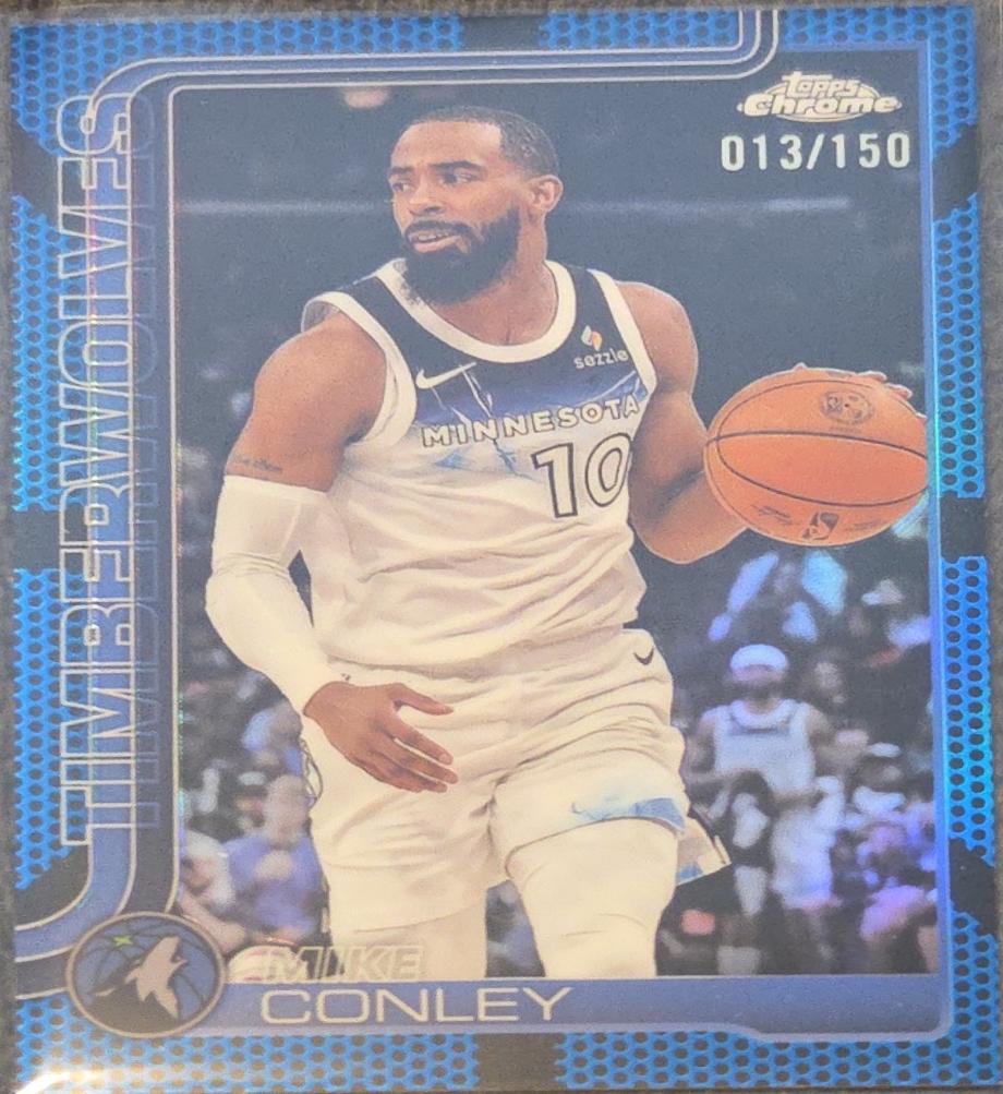 Mike Conley [Blue Basketball Refractor] #132