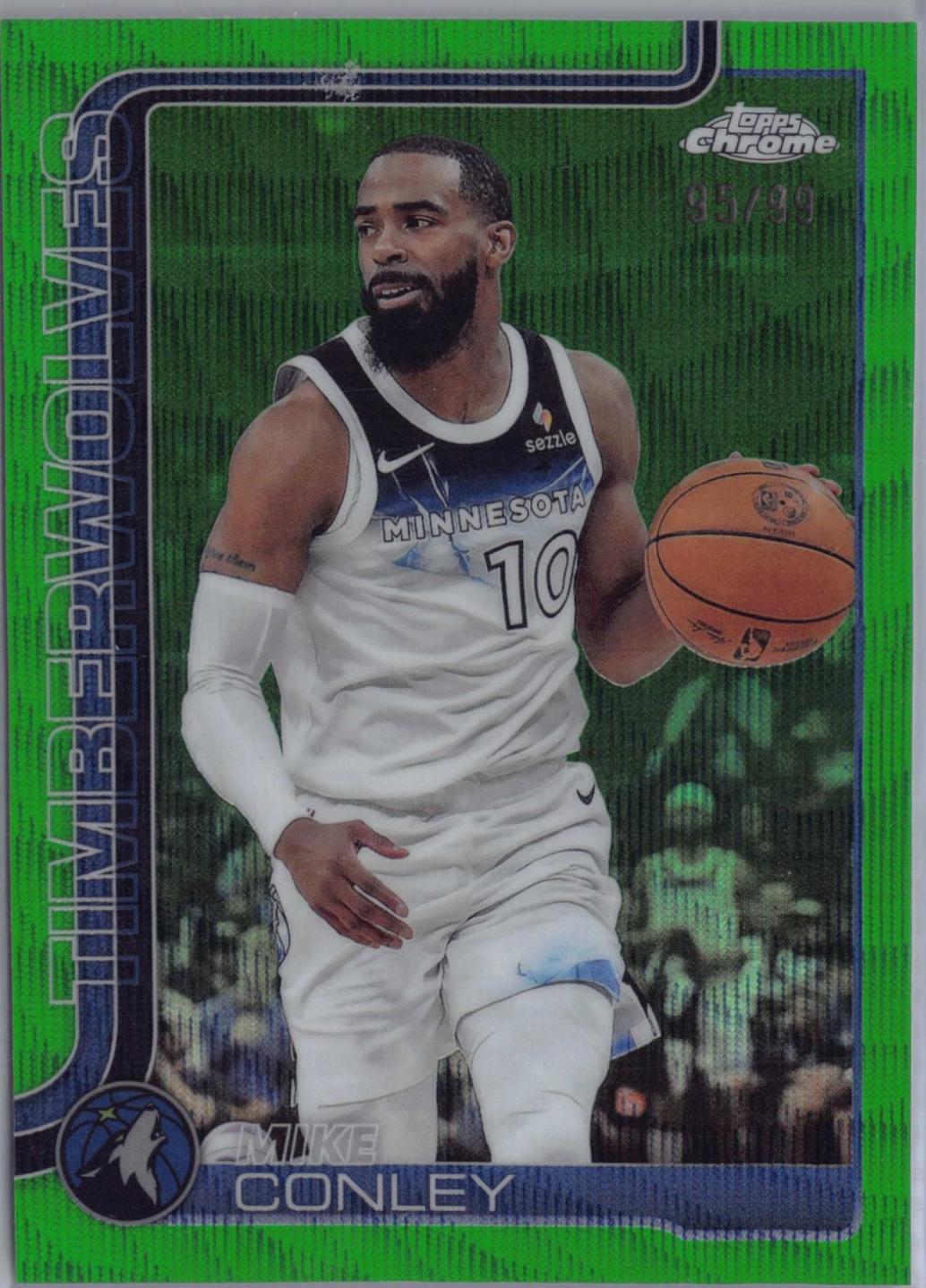 Mike Conley [Green Basketball Refractor] #132