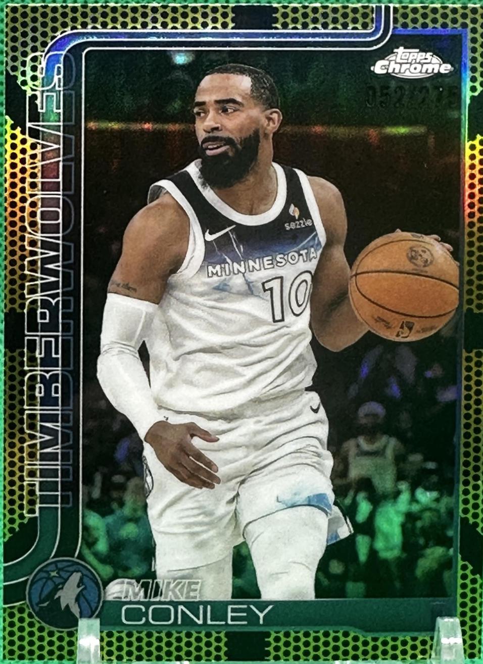 Mike Conley [Yellow Basketball Refractor] #132