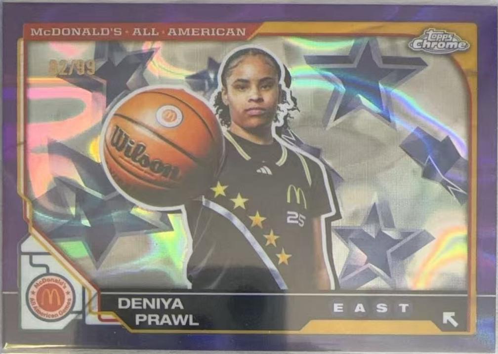 Deniya Prawl [Purple RayWave Refractor] #56