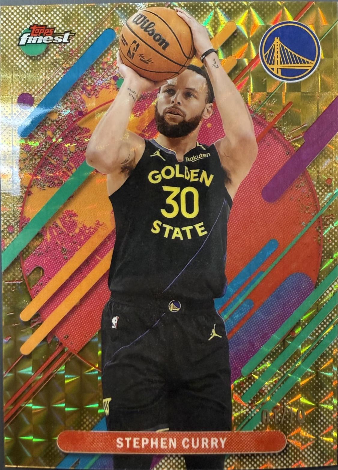 Stephen Curry [Gold Geometric Refractor] #274