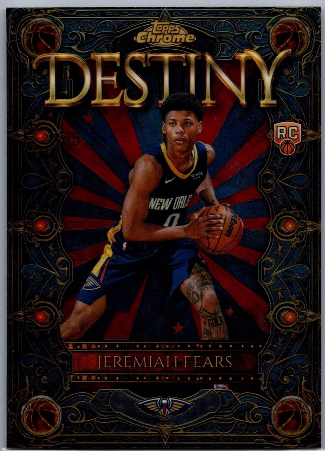 Jeremiah Fears [Refractor Red] #D-7