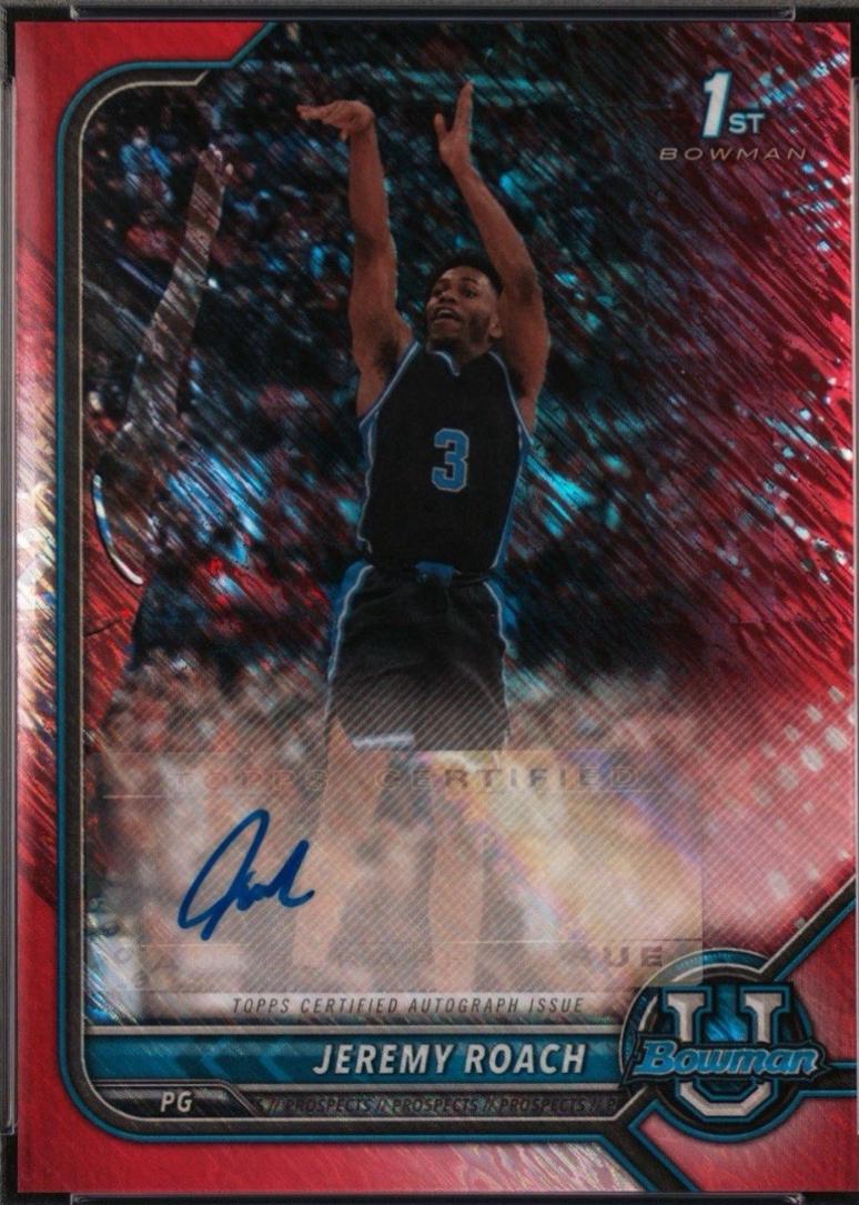 Jeremy Roach [Red Shimmer Refractor] #BCPA-JRO