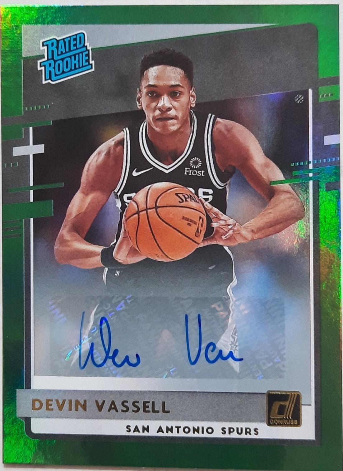 Devin Vassell [Auto Green Flood] #206
