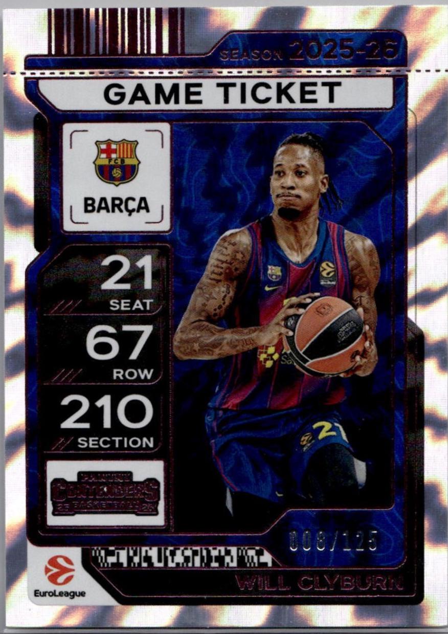 Will Clyburn [Game Ticket Pink] #21