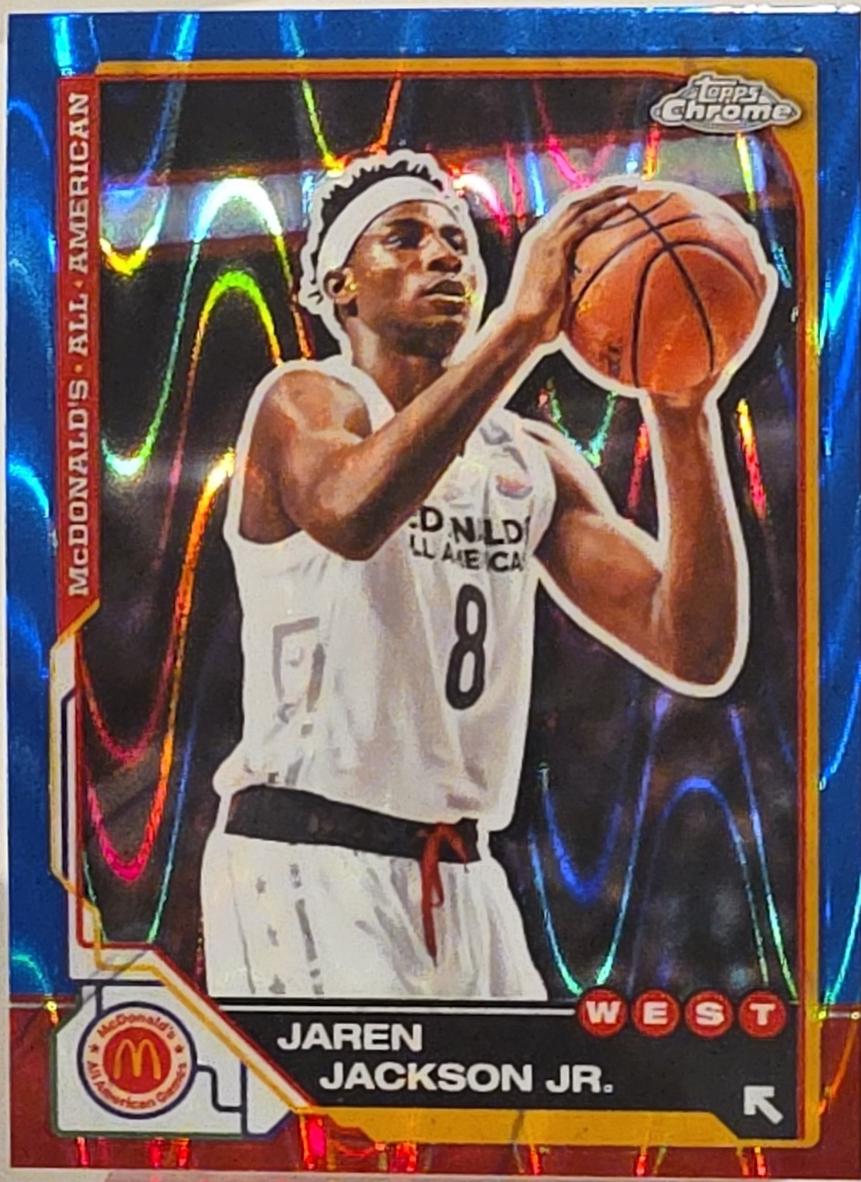 Jaren Jackson Jr. [Blue RayWave Refractor] #95