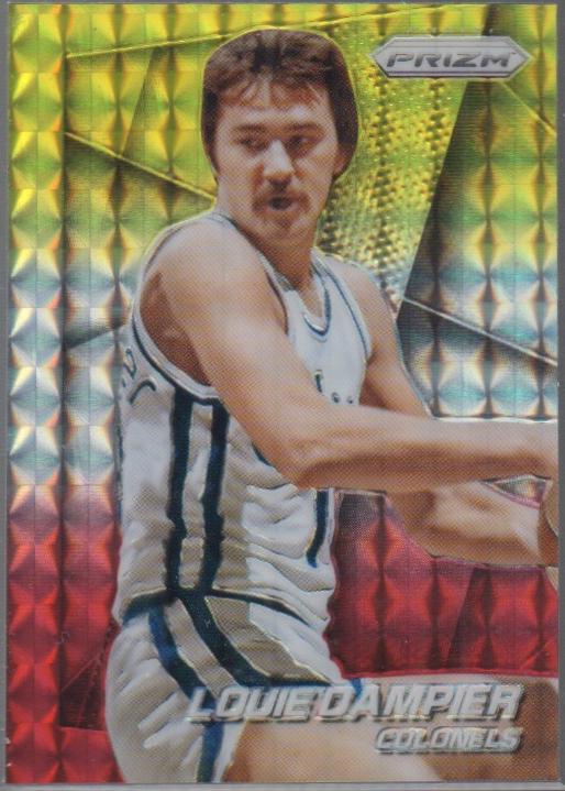 Louie Dampier [Yellow and Red Mosaic Prizm] #165