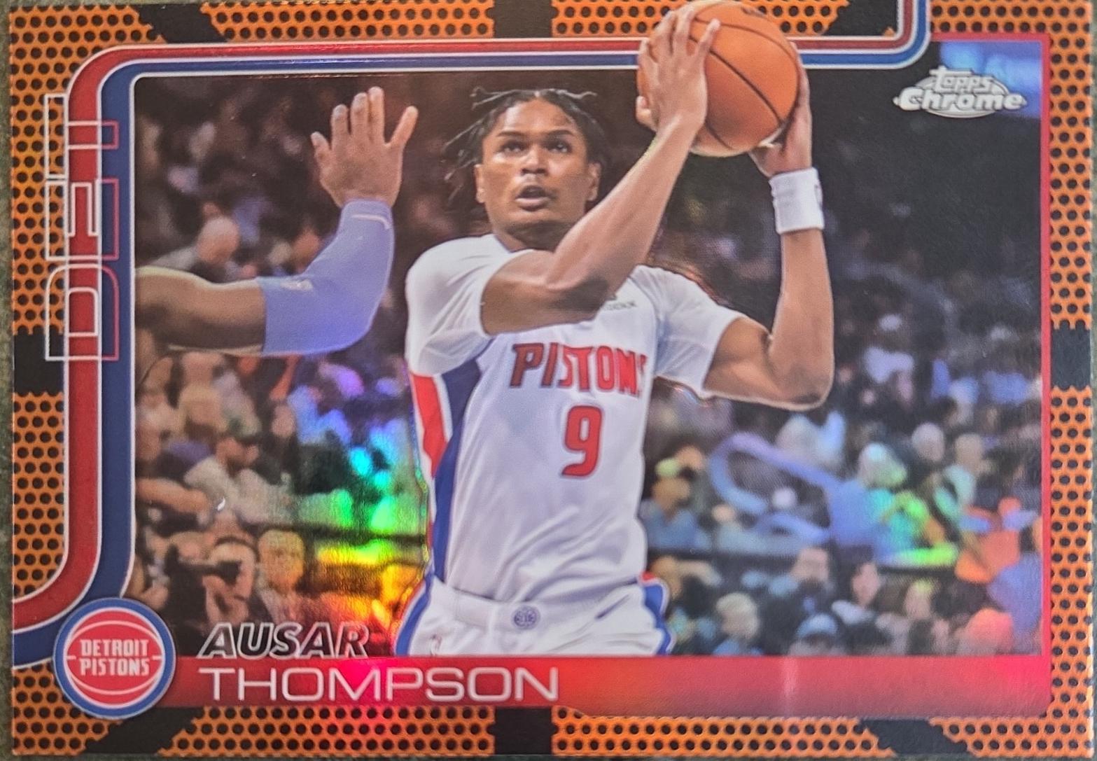 Ausar Thompson [Orange Basketball Refractor] #64