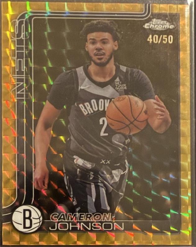 Cameron Johnson [Gold Geometric Refractor] #84
