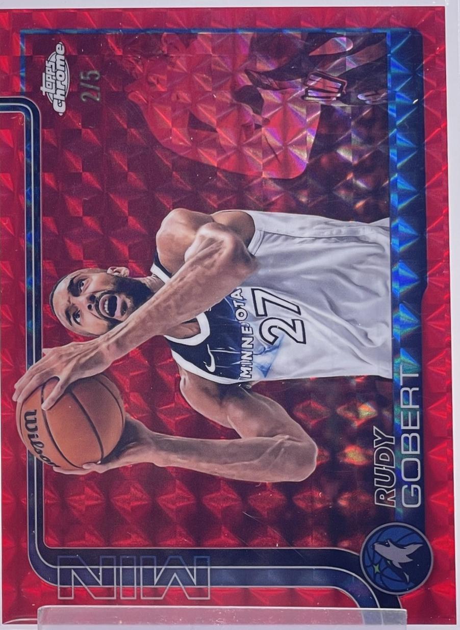 Rudy Gobert [Red Geometric Refractor] #165