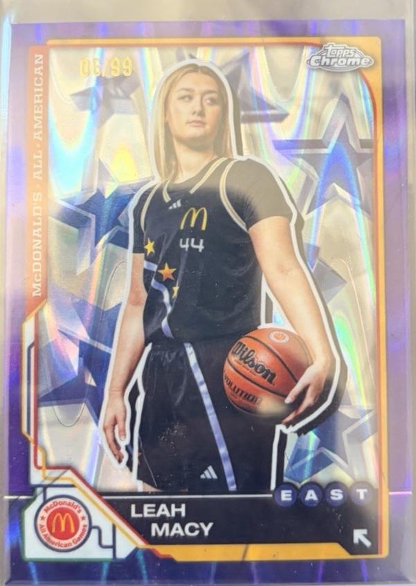 Leah Macy [Purple Lava Refractor] #24