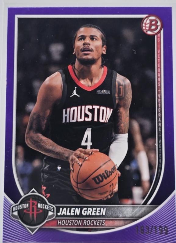 Jalen Green [Purple Pattern Border] #199