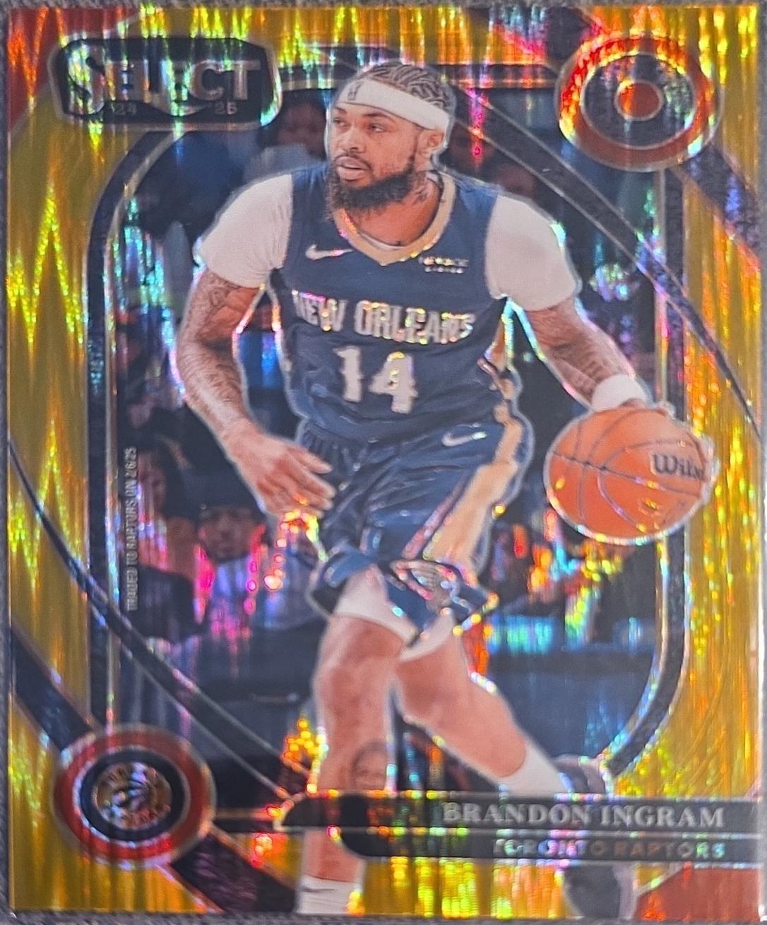 Brandon Ingram [Gold Flash Prizm] #255