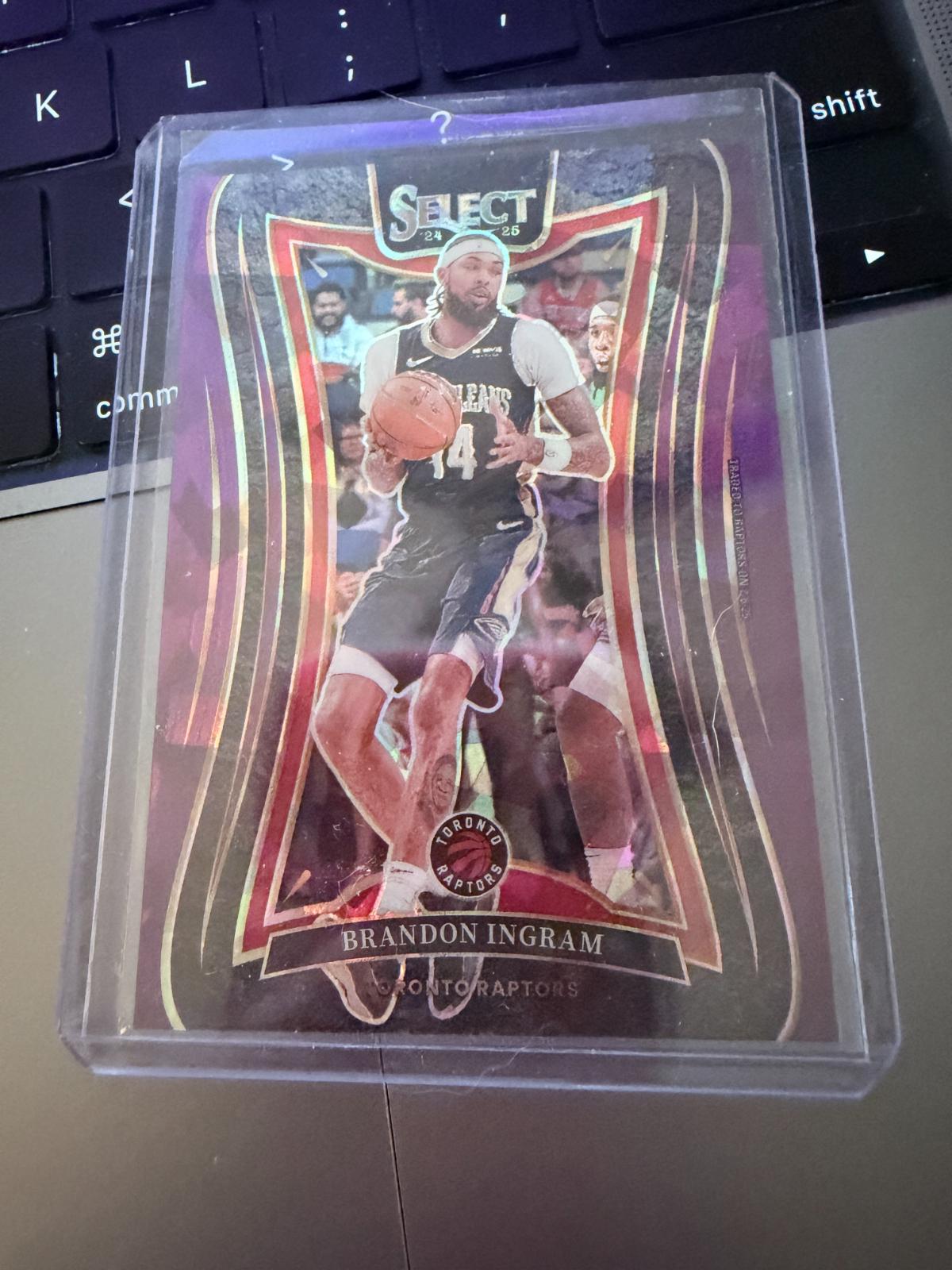 Brandon Ingram [Purple Cracked Ice Prizm] #359