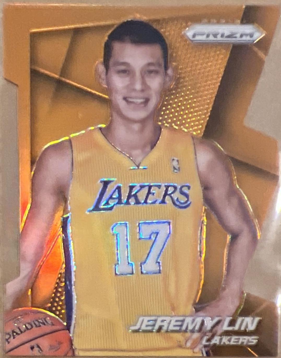 Jeremy Lin [Orange Die Cut Prizm] #85