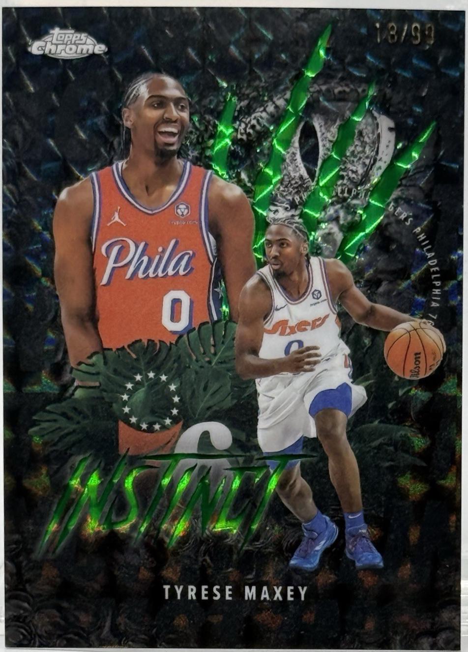 Tyrese Maxey [Refractor Geometric] #INS-6