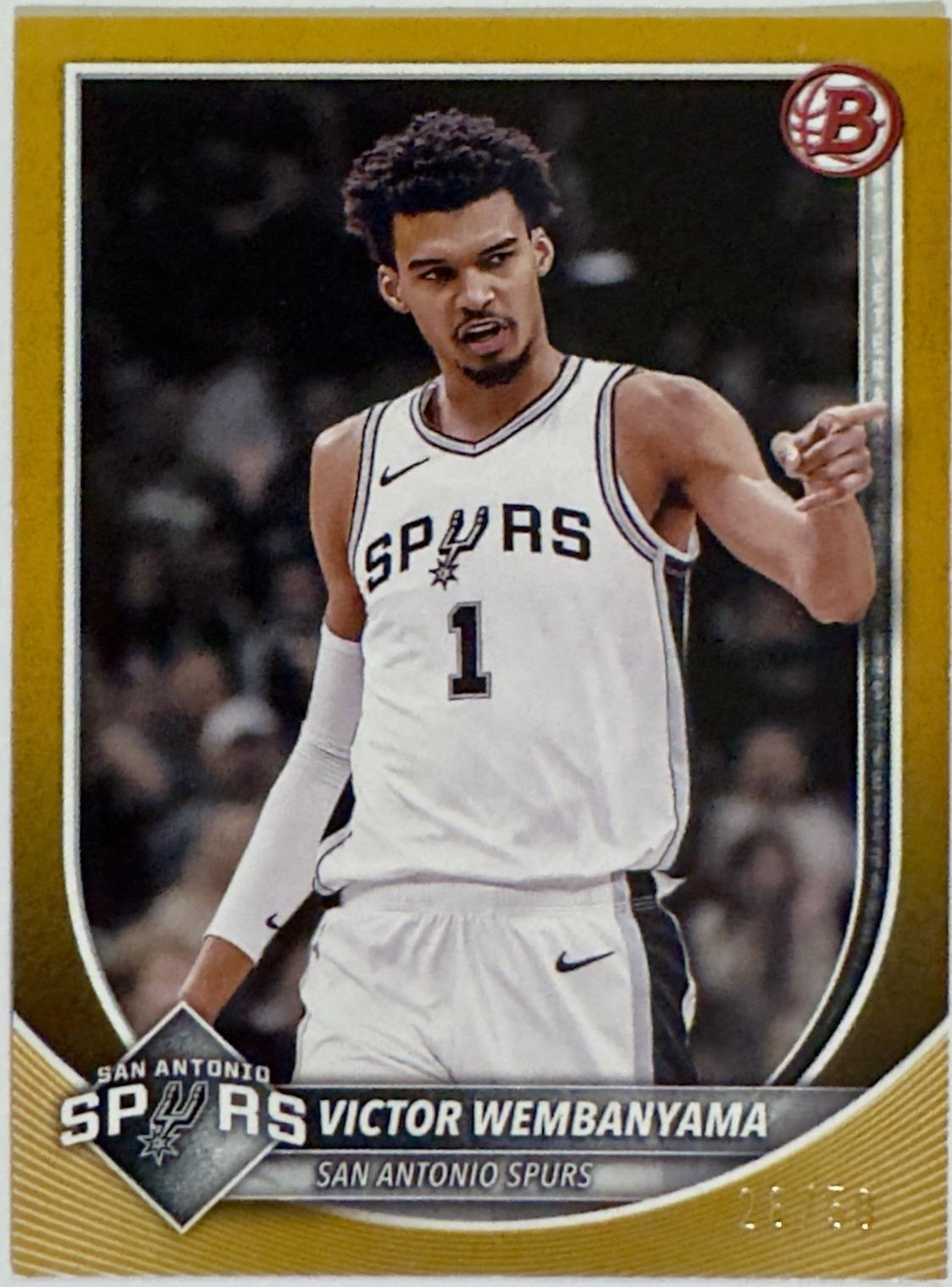 Victor Wembanyama [Gold Border] #143
