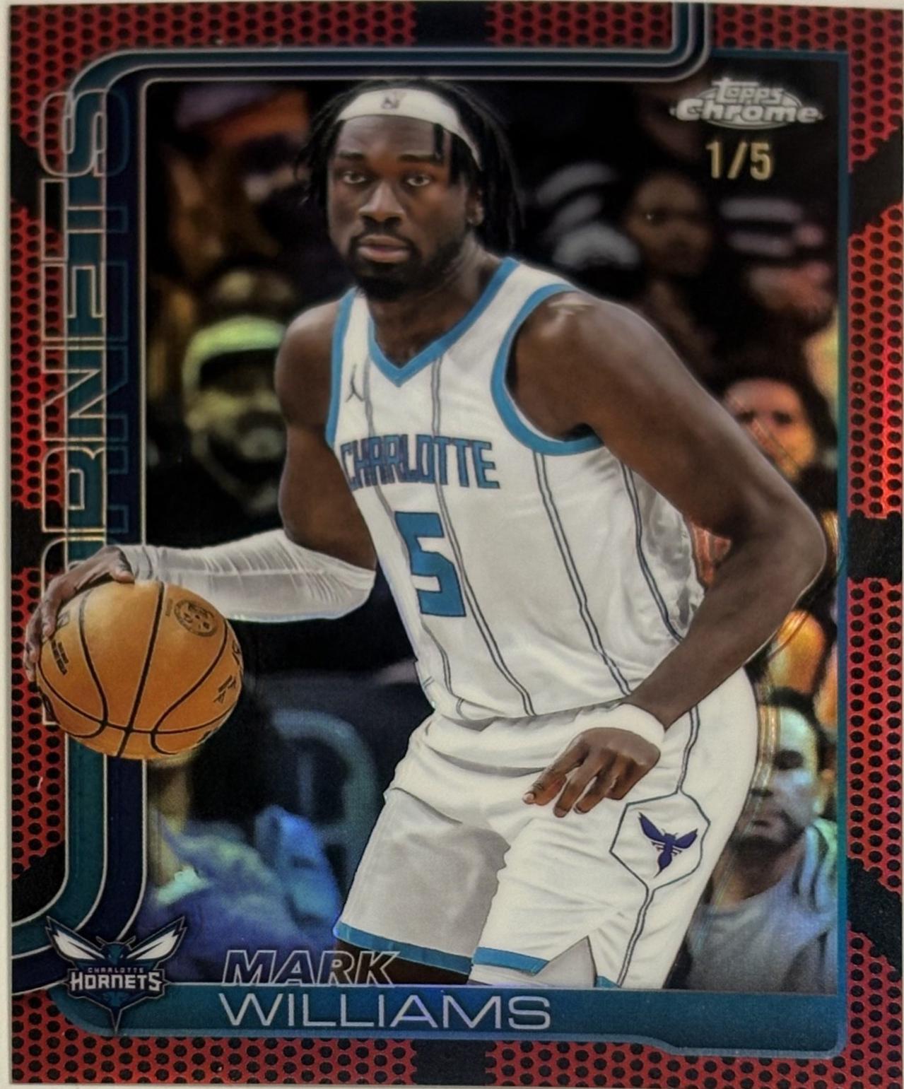 Mark Williams [Red Basketball Refractor] #34