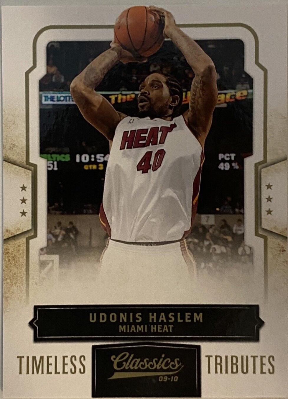 Udonis Haslem [Timeless Tributes Gold] #76