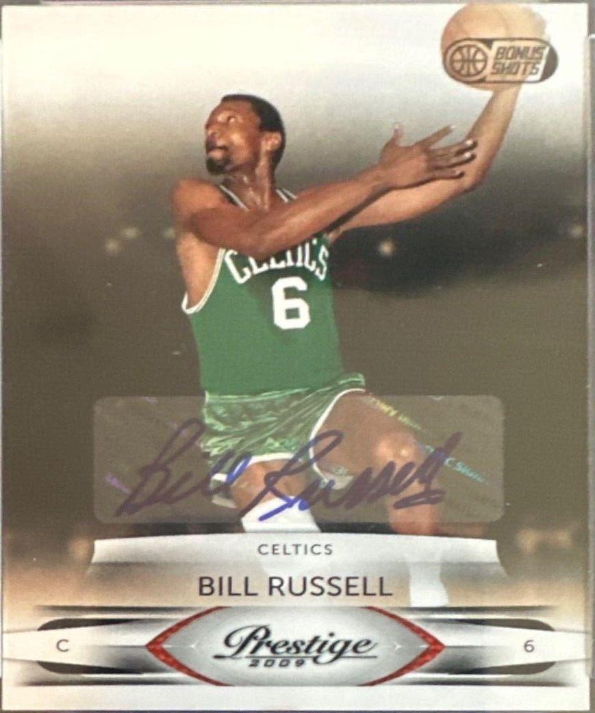 Bill Russell [Bonus Shots Black Signature] #145