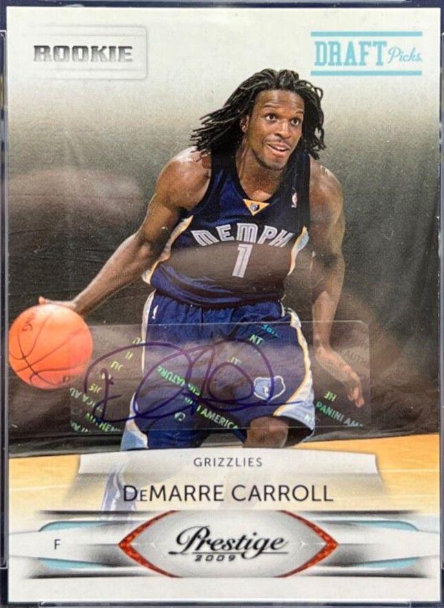 DeMarre Carroll [Draft Picks Light Blue Autograph] #177