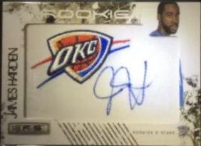 James Harden [Patch Autograph Gold] #133