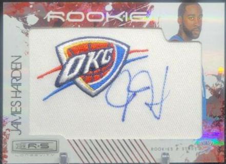 James Harden [Patch Autograph Longevity Ruby] #133