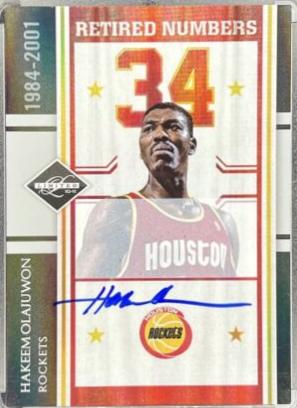 Hakeem Olajuwon [Signature] #13