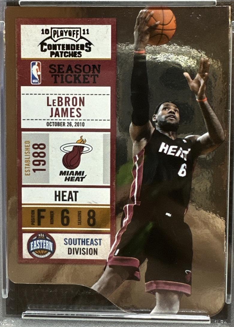 LeBron James [Die Cut Black] #93