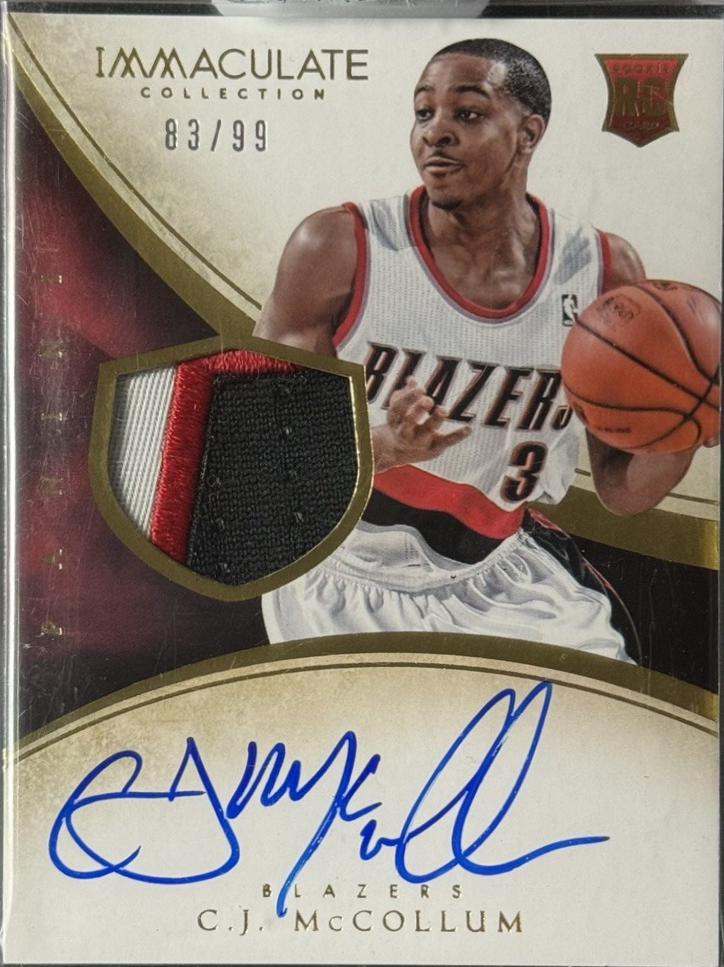 C.J. McCollum [Autograph] #129